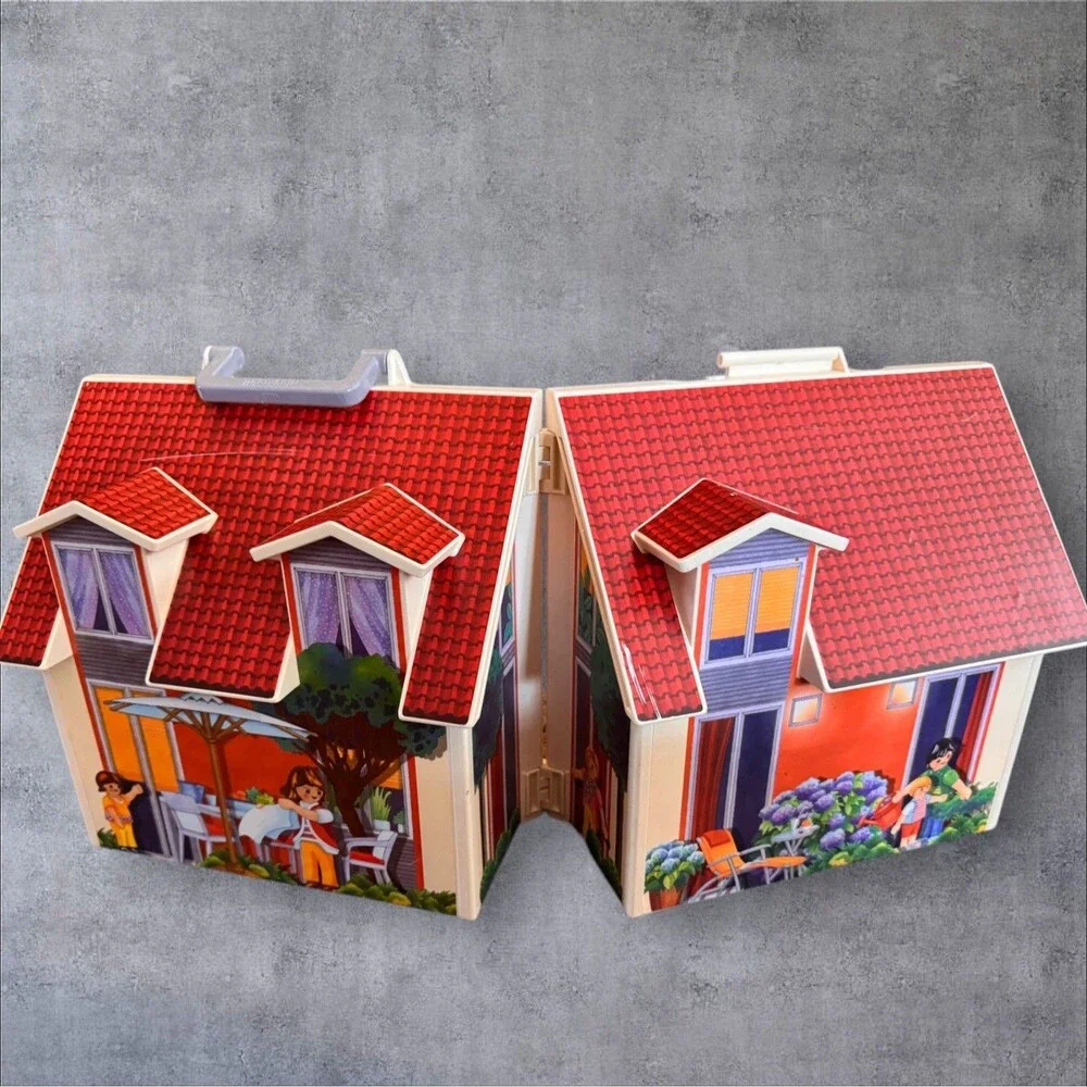 Playmobil 2005 Geobra‎ Take Along Modern Doll House Without Contents